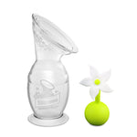 Haakaa 150ml Breast pump with White flower stopper